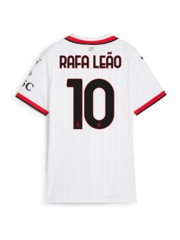 AC Milan Rafael Leao #10 Replika Borta Kläder Dam 2024-25 Kortärmad